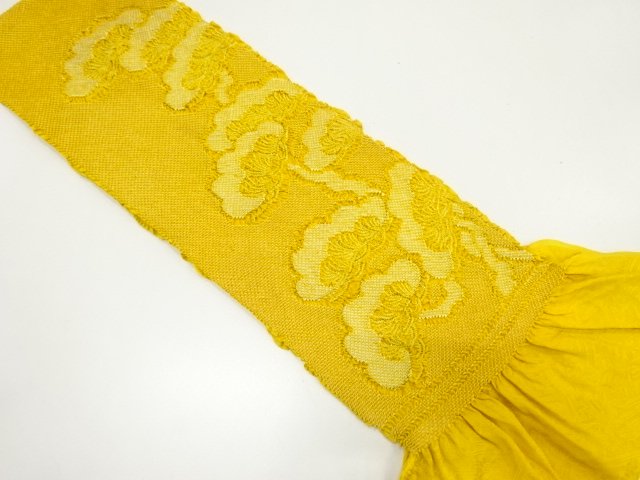 JAPANESE KIMONO / OBIAGE FOR FURISODE / SHIBORI / SILK